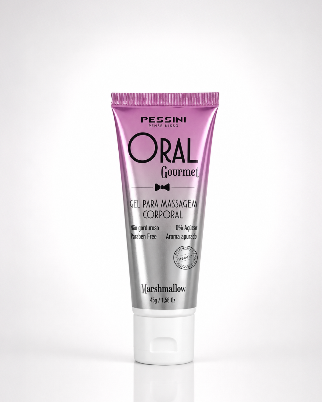 ORAL GOURMET GEL BEIJÁVEL QUE ESQUENTA DE MARSHMALLOW 45G PESSINI