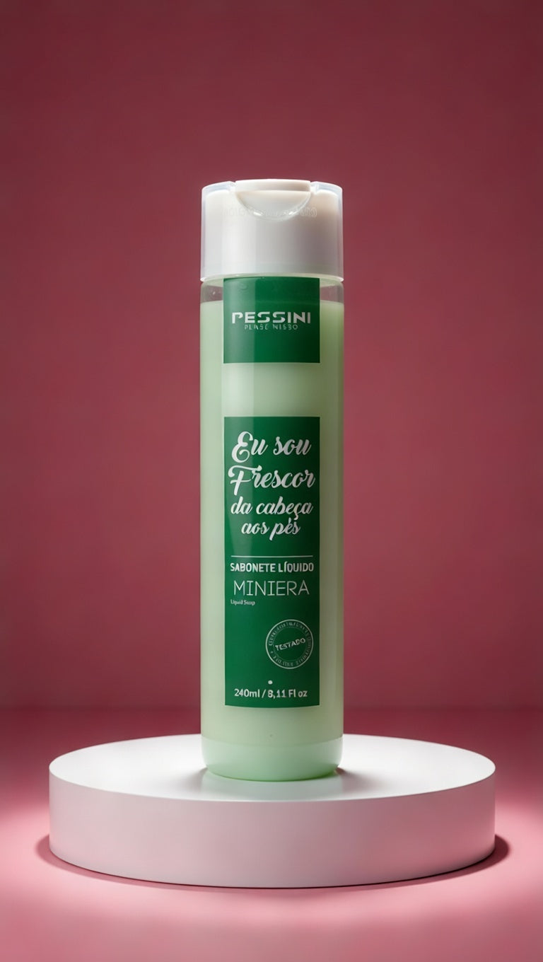 SABONETE LÍQUIDO MINIERA 240ML PESSINI